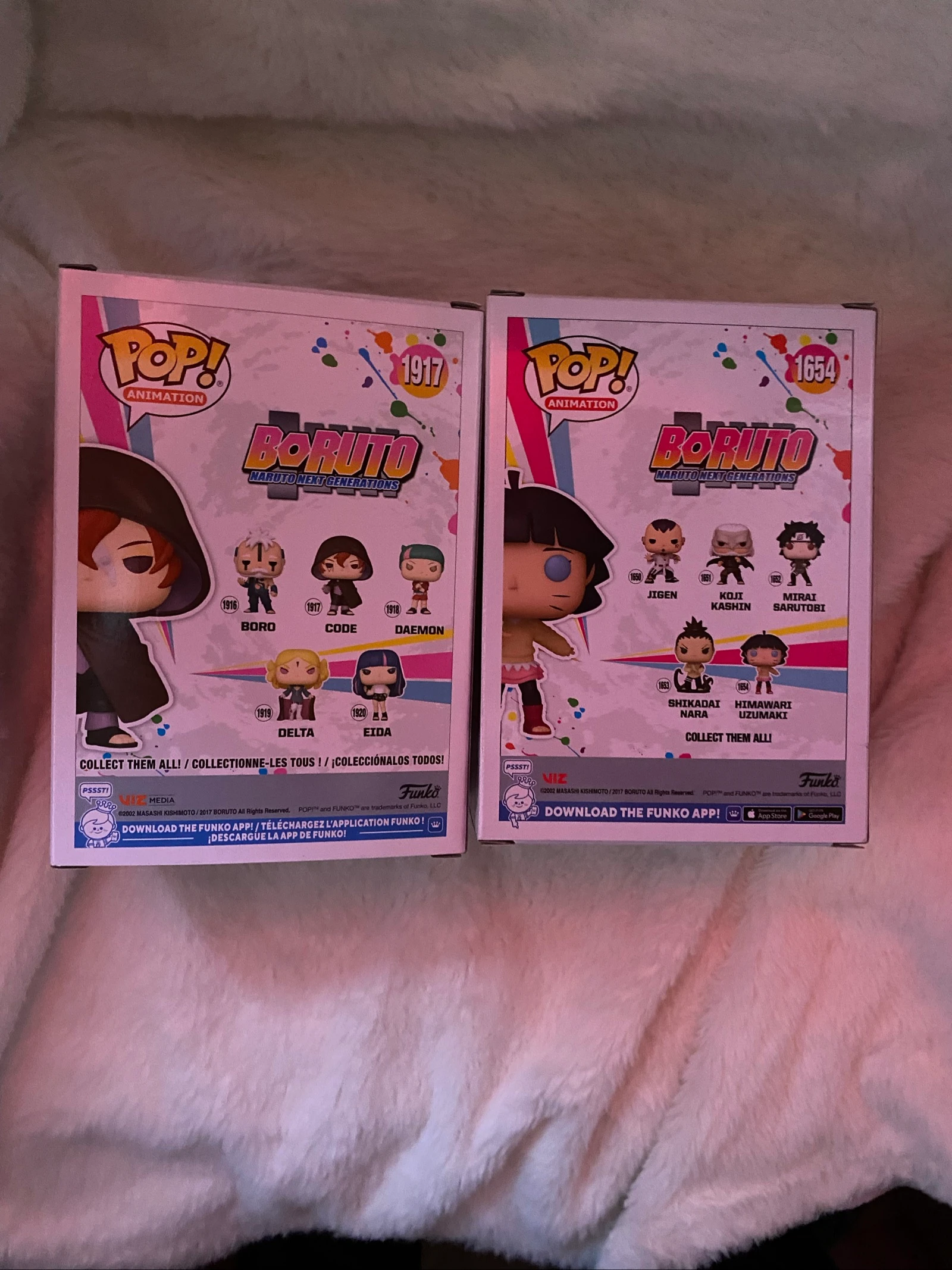 Lote de 2 bonecos funko pop Boruto Code e Himawari uzumaki – photo 2